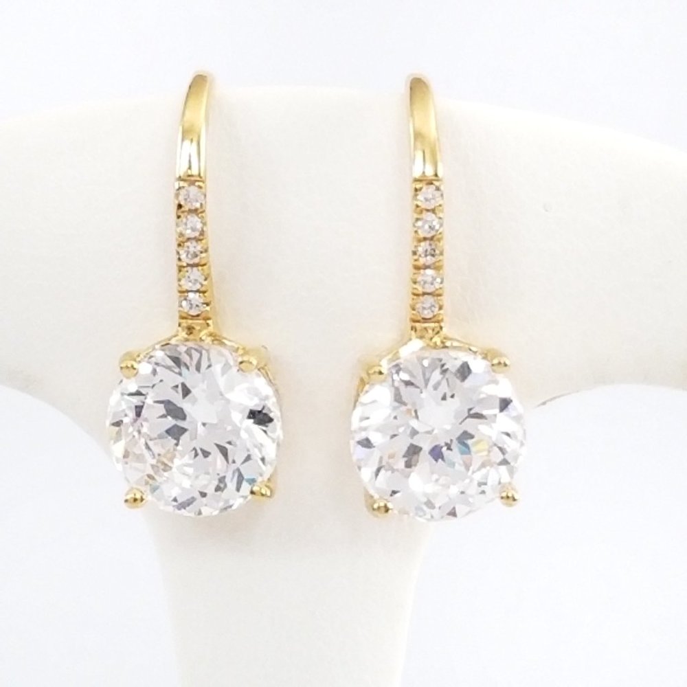Michael Valitutti Earrings Large Cubic Zirconia